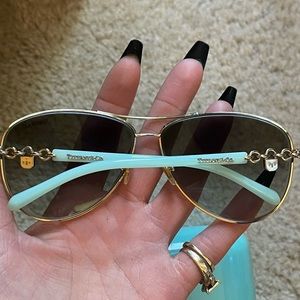 Tiffany & Co. sunglasses. Like new. With case.